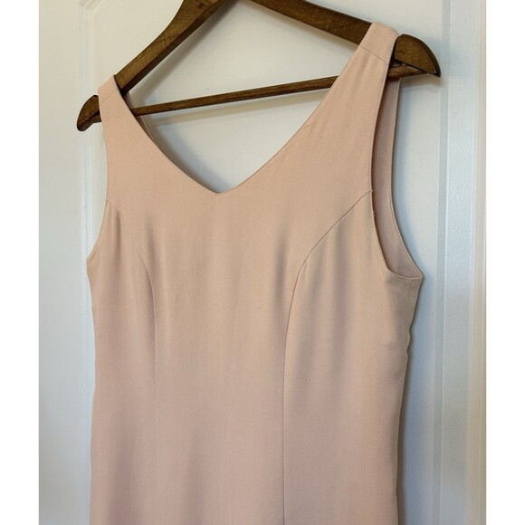 Tommy Bahama Dress 6 Pink Silk Sheath Simple Minimalist Capsule Staple Career - Picture 3 of 11